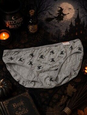 Cacique Women's Plus Halloween I Put A Spell On You Hipster Panty Size 18/20 New